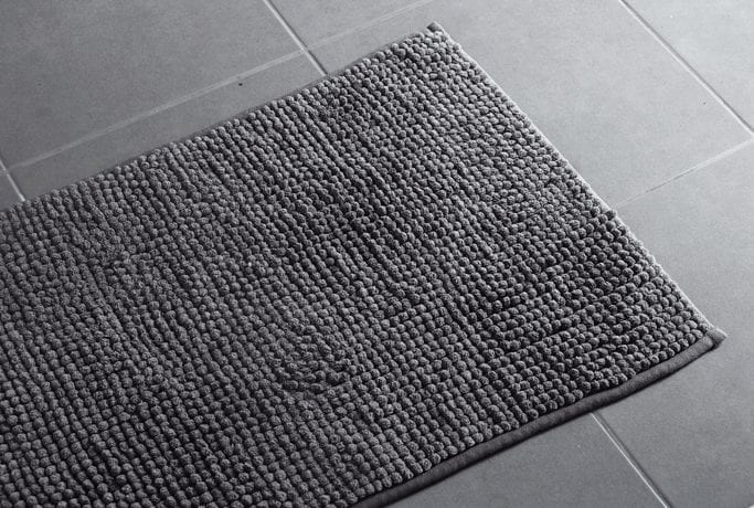How to wash bathroom mat