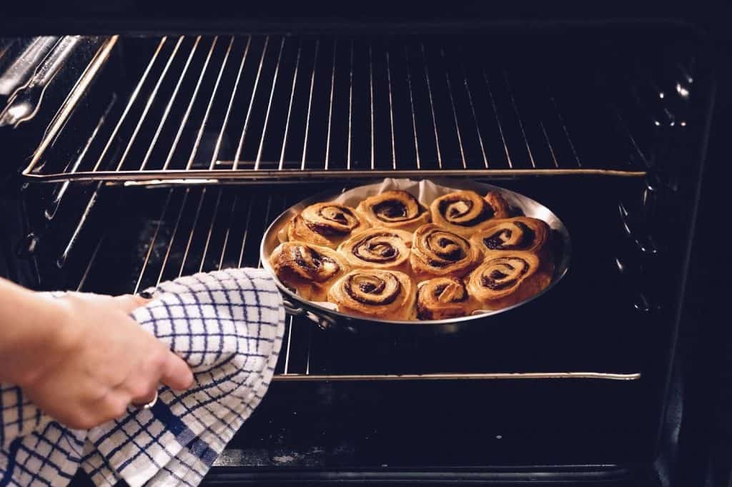 inside an oven