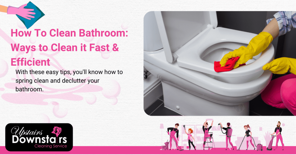 how to clean bathroom