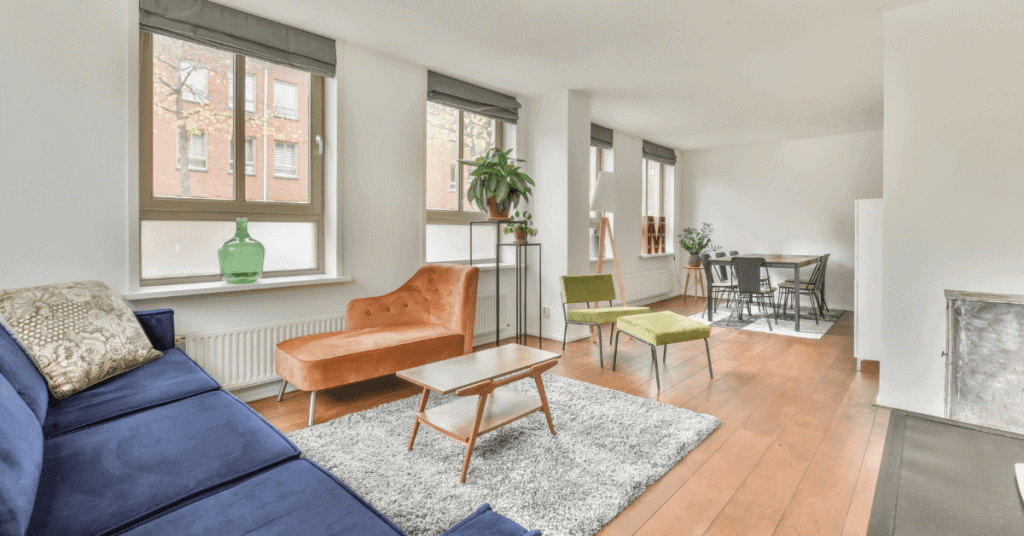 clean and tidy living room