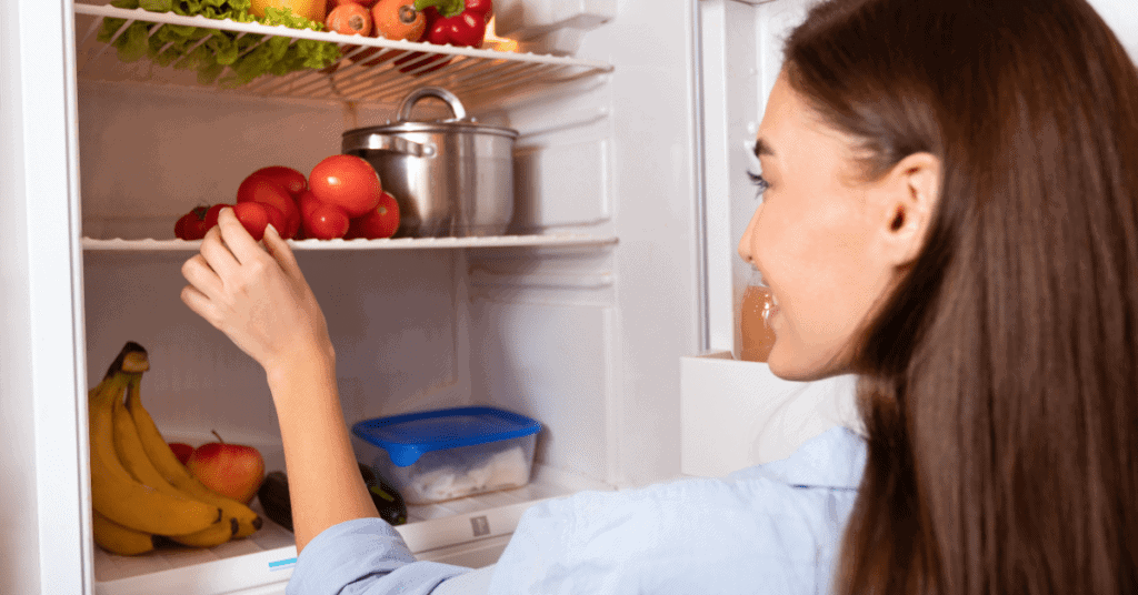 organizing fridge