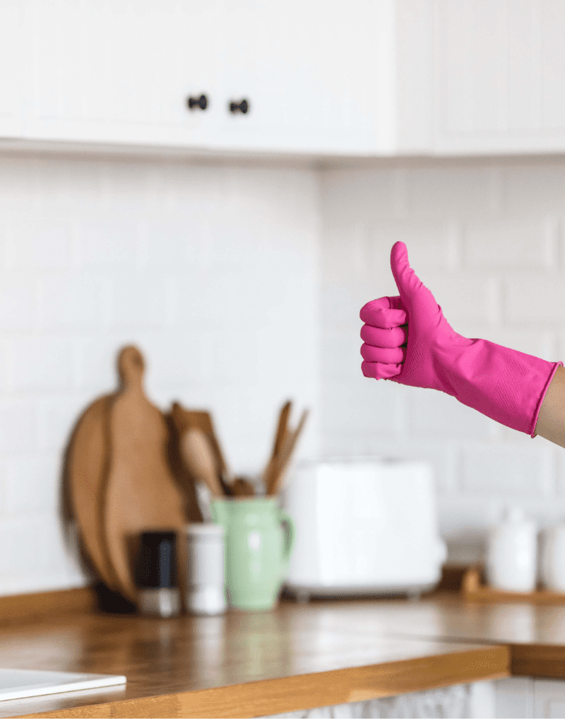 thumbs up cleaning vertical