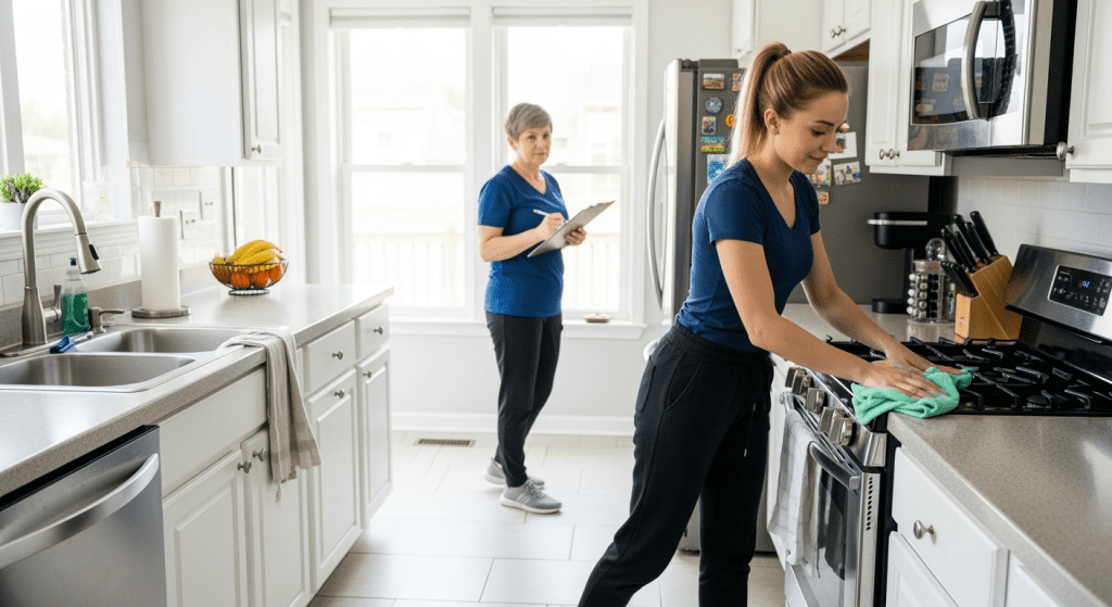 deep-cleaning-kitchen-two-maids-checklist-chicago-suburbs - Upstairs Downstairs Cleaning Service